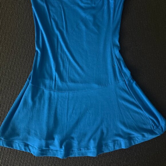GUESS Strapless Blue Mini Dress with Rhinestone Buckle – Size XS (NWT) - Picture 5 of 7
